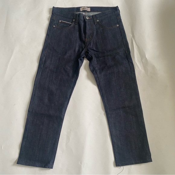 Dark Blue Raw Naked And Famous Denim - Picture 1 of 6
